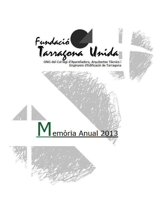 Memòria 2013 - Tarragona Unida